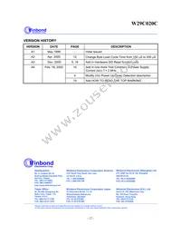 W29C020CP90B Datasheet Page 22