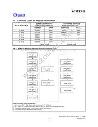 W29EE011P90Z Datasheet Page 11