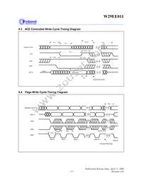 W29EE011P90Z Datasheet Page 17