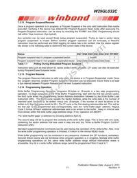 W29GL032CH7T Datasheet Page 17