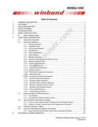 W29GL128CL9C TR Datasheet Page 3