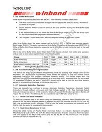 W29GL128CL9C TR Datasheet Page 18