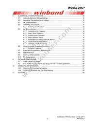 W29GL256PL9B TR Datasheet Page 3