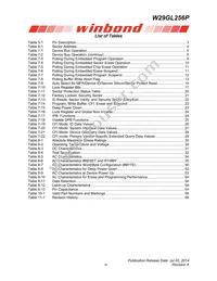 W29GL256PL9B TR Datasheet Page 5