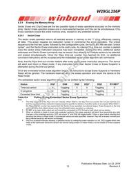 W29GL256PL9B TR Datasheet Page 15