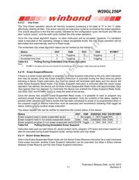 W29GL256PL9B TR Datasheet Page 16