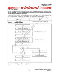 W29GL256PL9B TR Datasheet Page 22