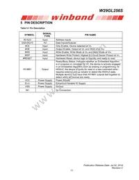 W29GL256SL9C TR Datasheet Page 11
