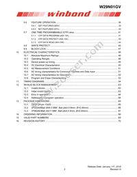 W29N01GVBIAA Datasheet Page 3