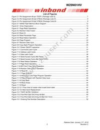 W29N01HVBINF Datasheet Page 5