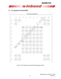 W29N01HVBINF Datasheet Page 9