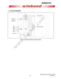 W29N01HVBINF Datasheet Page 12