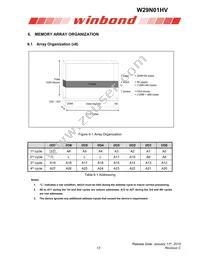 W29N01HVBINF Datasheet Page 13