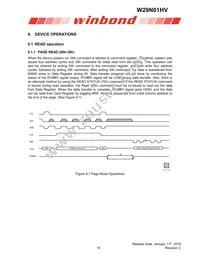 W29N01HVBINF Datasheet Page 16