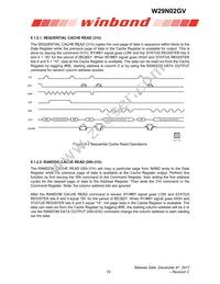 W29N02GVBIAA Datasheet Page 19