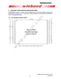W29N02GZBIBA Datasheet Page 8