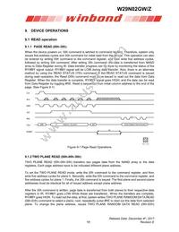 W29N02GZBIBA Datasheet Page 18