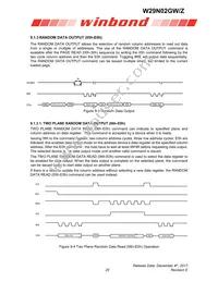 W29N02GZBIBA Datasheet Page 20