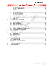 W29N04GVSIAA Datasheet Page 3