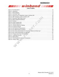 W29N04GVSIAA Datasheet Page 4