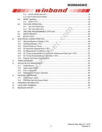 W29N04GWBIBA Datasheet Page 3