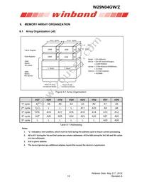 W29N04GWBIBA Datasheet Page 14