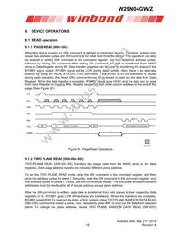 W29N04GWBIBA Datasheet Page 18