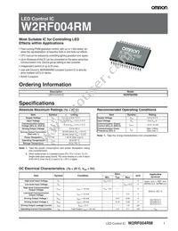 W2RF004RM Datasheet Cover