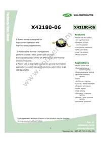 W42180-06-U3-BR Datasheet Cover