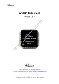W5100 Datasheet Cover