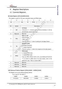 W5200 Datasheet Page 17