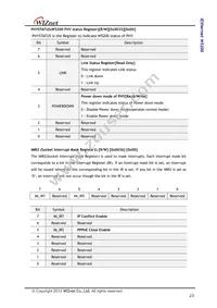 W5200 Datasheet Page 23