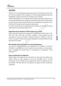 W5300 Datasheet Page 5