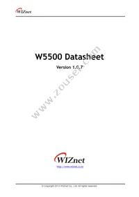 W5500 Datasheet Cover