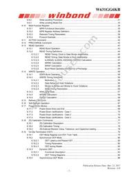 W631GG6KB15J Datasheet Page 2