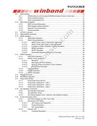 W631GG8KB15I TR Datasheet Page 2