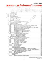 W631GG8KB15I TR Datasheet Page 3