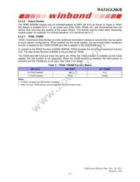 W631GG8KB15I TR Datasheet Page 21