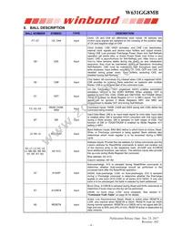 W631GG8MB15I Datasheet Page 9