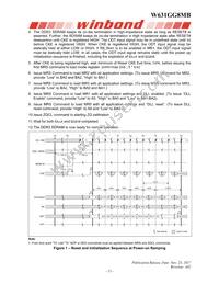 W631GG8MB15I Datasheet Page 13