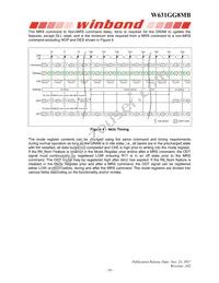 W631GG8MB15I Datasheet Page 16