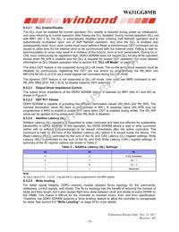 W631GG8MB15I Datasheet Page 20