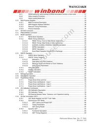 W631GU6KB11I Datasheet Page 2