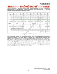 W631GU6KB11I Datasheet Page 16