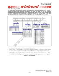 W631GU6KB11I Datasheet Page 17