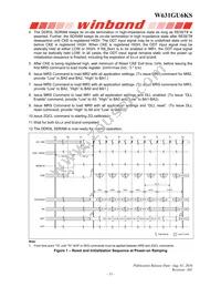 W631GU6KS-15 TR Datasheet Page 13