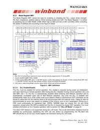 W631GU6KS-15 TR Datasheet Page 20