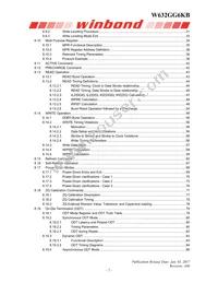 W632GG6KB-18 Datasheet Page 2