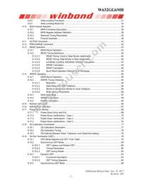 W632GG6MB09I Datasheet Page 2