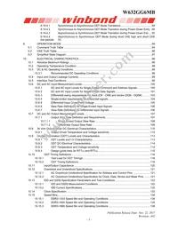 W632GG6MB09I Datasheet Page 3